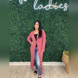 NWOT DUSTER CARDIGAN BY SWEET LOVELY